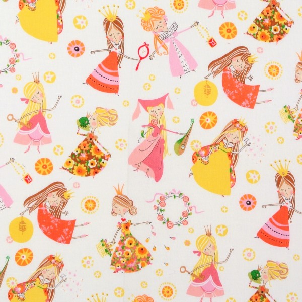 SALE Prinzessinnen Mädchen Kinder Patchworkstoff Webware