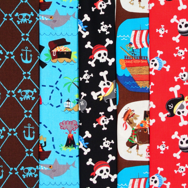 *SALE Patchwork Stoffpaket Piraten Little Blaggards
