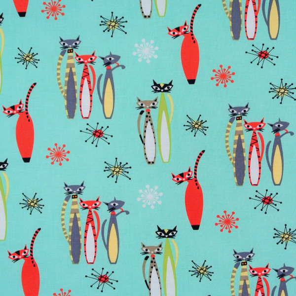Michael Miller Katzen Atomic Tabby
