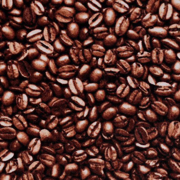 Patchworkstoff Kaffee Kaffeebohnen Back to the Grind