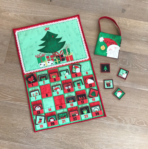 SALE Adventskalender DIY Panel "Happy Holly Days"