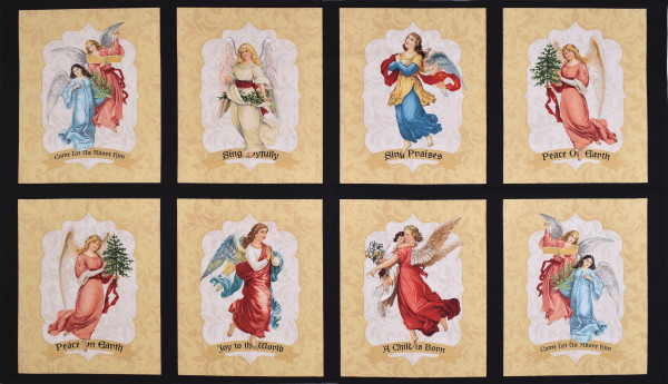 Patchworkstoff romantische Engel Angel Song Panel