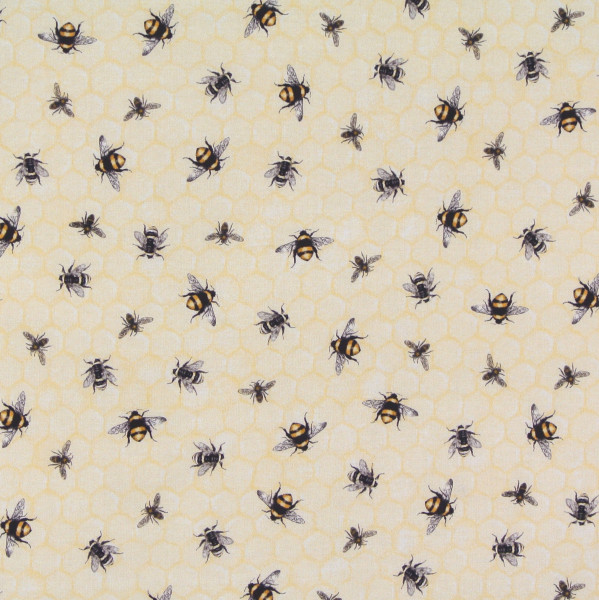 Patchworkstoff Bienen Waben Everyday Favorites klein Webware