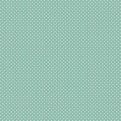 Patchworkstoff Punkte Pünktchen türkis Baumwollstoff