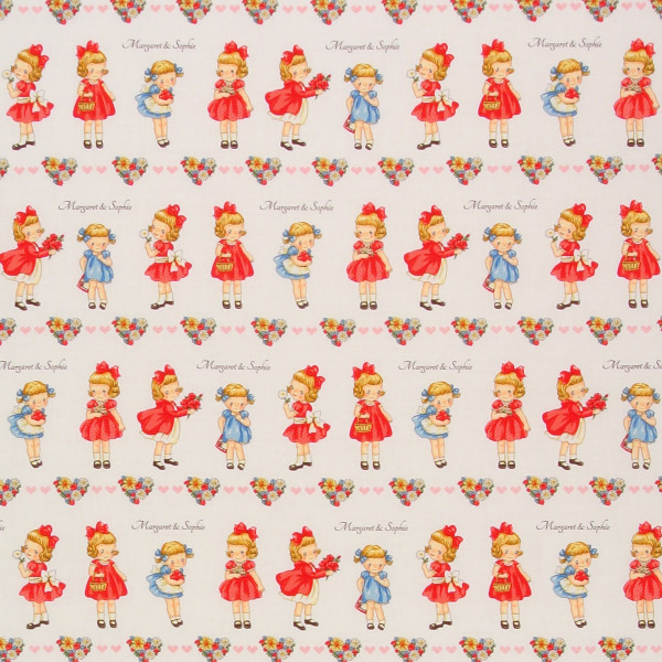 0,7 m Patchwork Margaret & Sophie Retro Kinder Mädchen