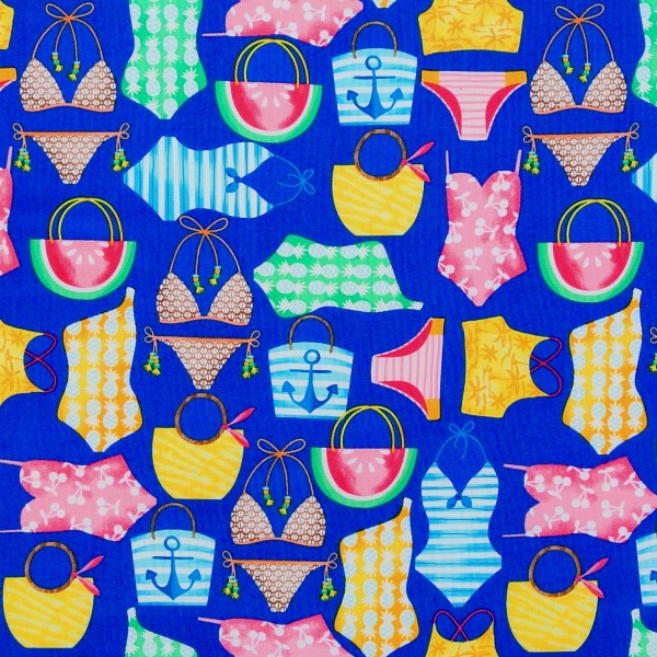 Just Beachy Badeanzüge auf Blau