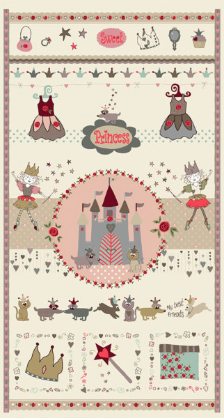 SALE Sweet Princess Panel
