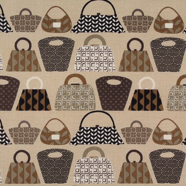 SALE Patchworkstoff Mod Girls Frauen Handtaschen Baumwollstoff