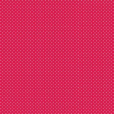 Patchworkstoff Punkte Pünktchen rot Baumwollstoff