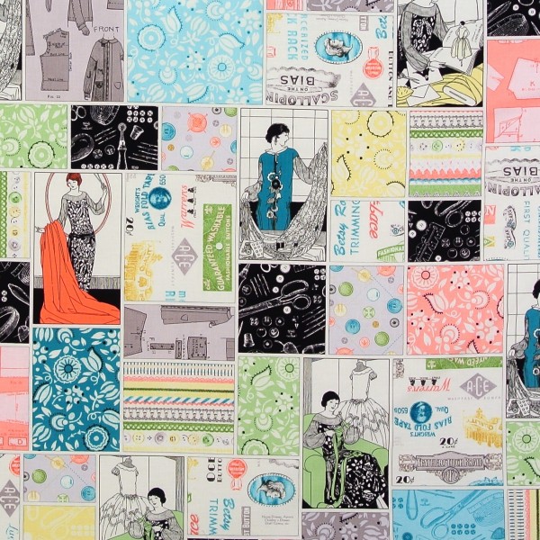 Dressmaking Mode Vintage Motive