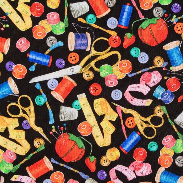Patchworkstoff Baumwollstoff Nähutensilien Sewing Buddies