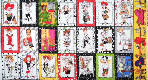 Loralie Sew Fabulous Patchworkstoff Nähen Frauen Panel