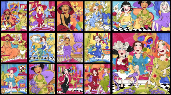 patchworkstoff loralie frauen sitiing pretty klein panel110jpg oben