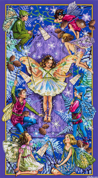 Flower Fairies Elfen Enchanted Panel