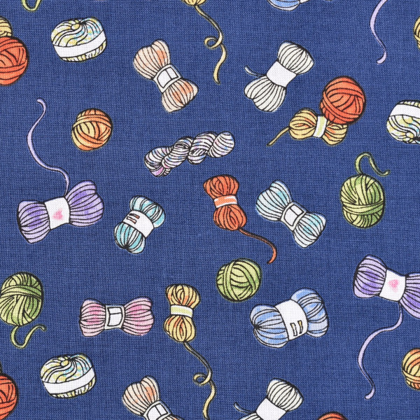 patchworkstoff wolle stricken having a ball clothworks blau detail