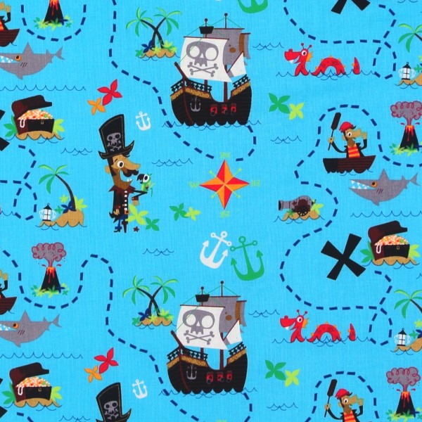 Pirate´s Journal Piraten Schatzkisten Meerestiere Meer