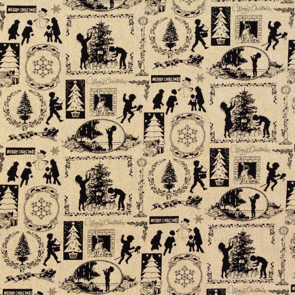 SALE Weihnachten Patchworkstoff "Homespun Holidays"