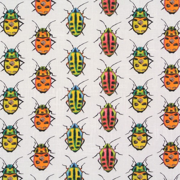 Patchworkstoff dekorative Käfer Insekten Tiere "Flutter"