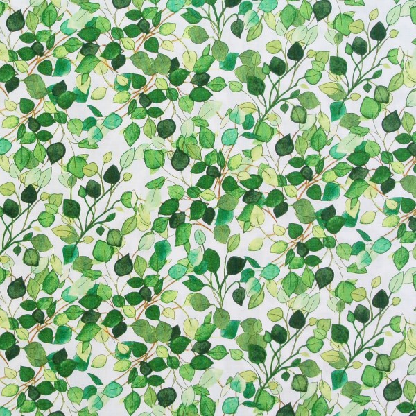 Patchworkstoff Blumen Blätter "Radiance" Webware