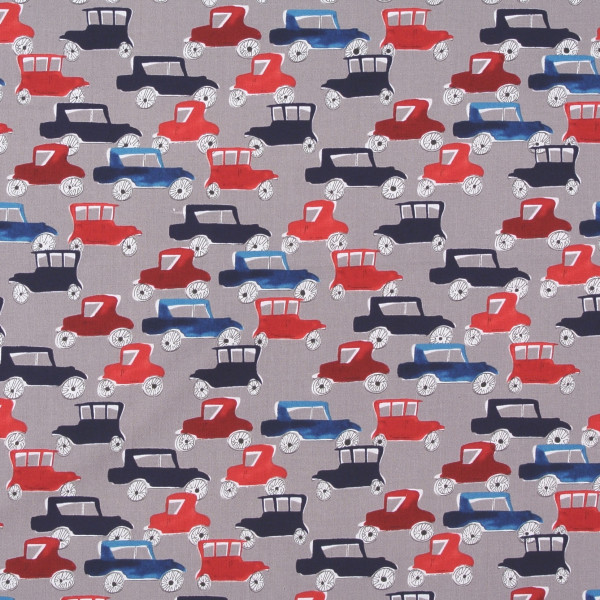 SALE Patchworkstoff Oldtimer Autos Fahrzeuge