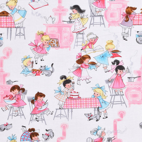 patchworkstoff kinder mädchen whats cooking michael miller 30