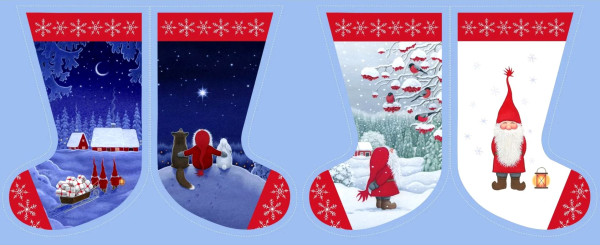 Tomten`s Christmas "Keep Believing" Stiefel DIY Panel klein