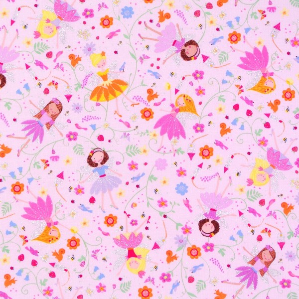 Kleine Elfen Lavender Fairies mit Glitter